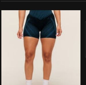 Gymshark x Analis Seamless Shorts - Midnight Blue/Lats Blue